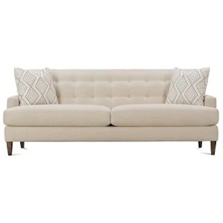 Contemporary Sofa with Tufted Back